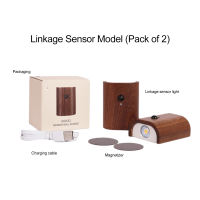Aideepen Wooden LED Wall Lamp Motion Sensor Night Lights Wall Light Rechargeable Sconces Wall Lights for Bedroom