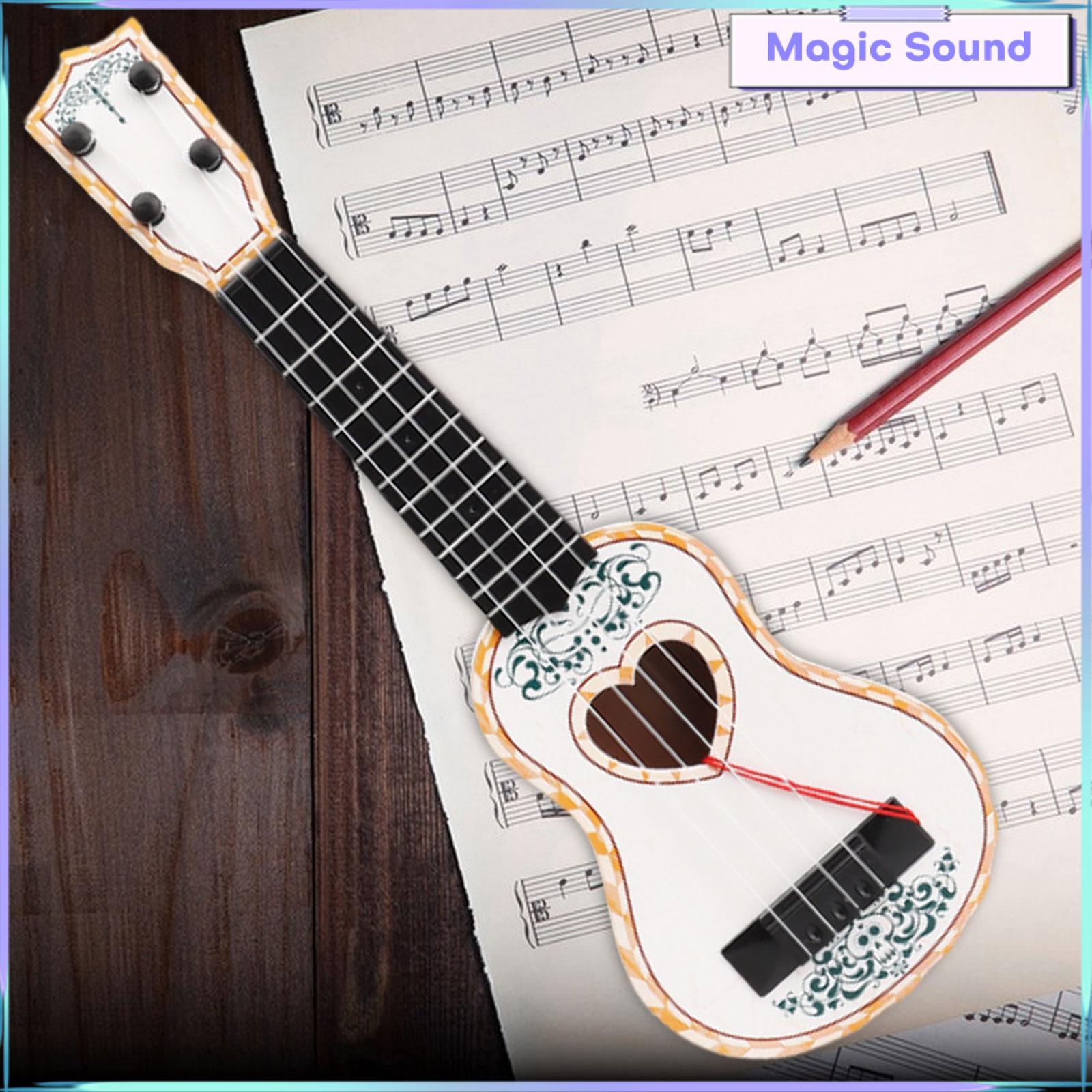 Âm thanh kỳ diệu Trẻ Em Ukulele Đồ Chơi giáo dục sớm Giáo Dục Kỹ Năng Cải Thiện Mô Phỏng 17 "Mini Trẻ Em Ukulele Guitar Cho Người Mới Bắt Đầu nam nữ