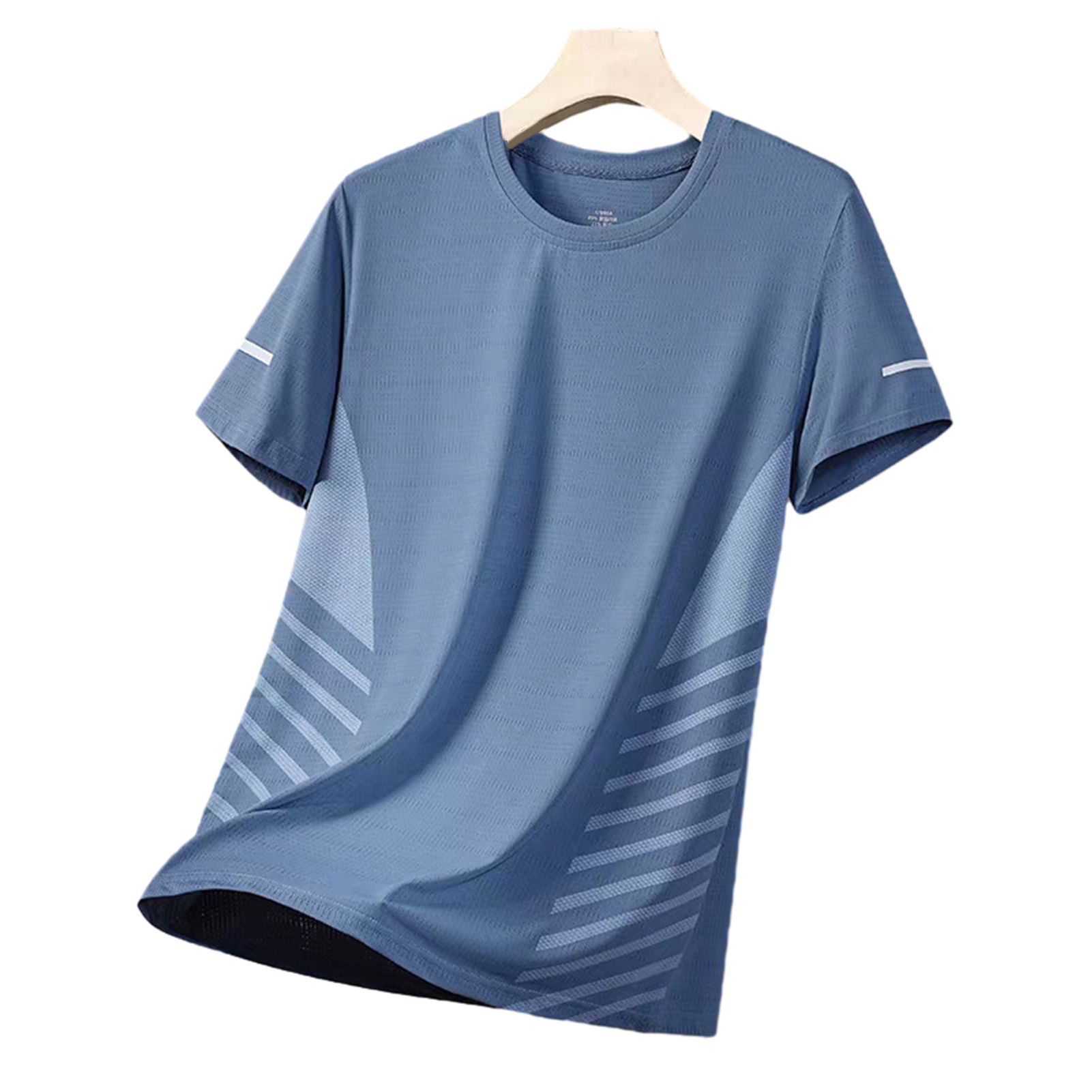 Aixuexi Moisture-wicking Men Tee Shirt Quick Drying Exercise Shirt Men's Quick-dry Breathable Mesh T-shirt Loose Fit Athletic Tee for Jogging Gym Fitness Training Outdoor Workouts – Lightweight Summer - 3