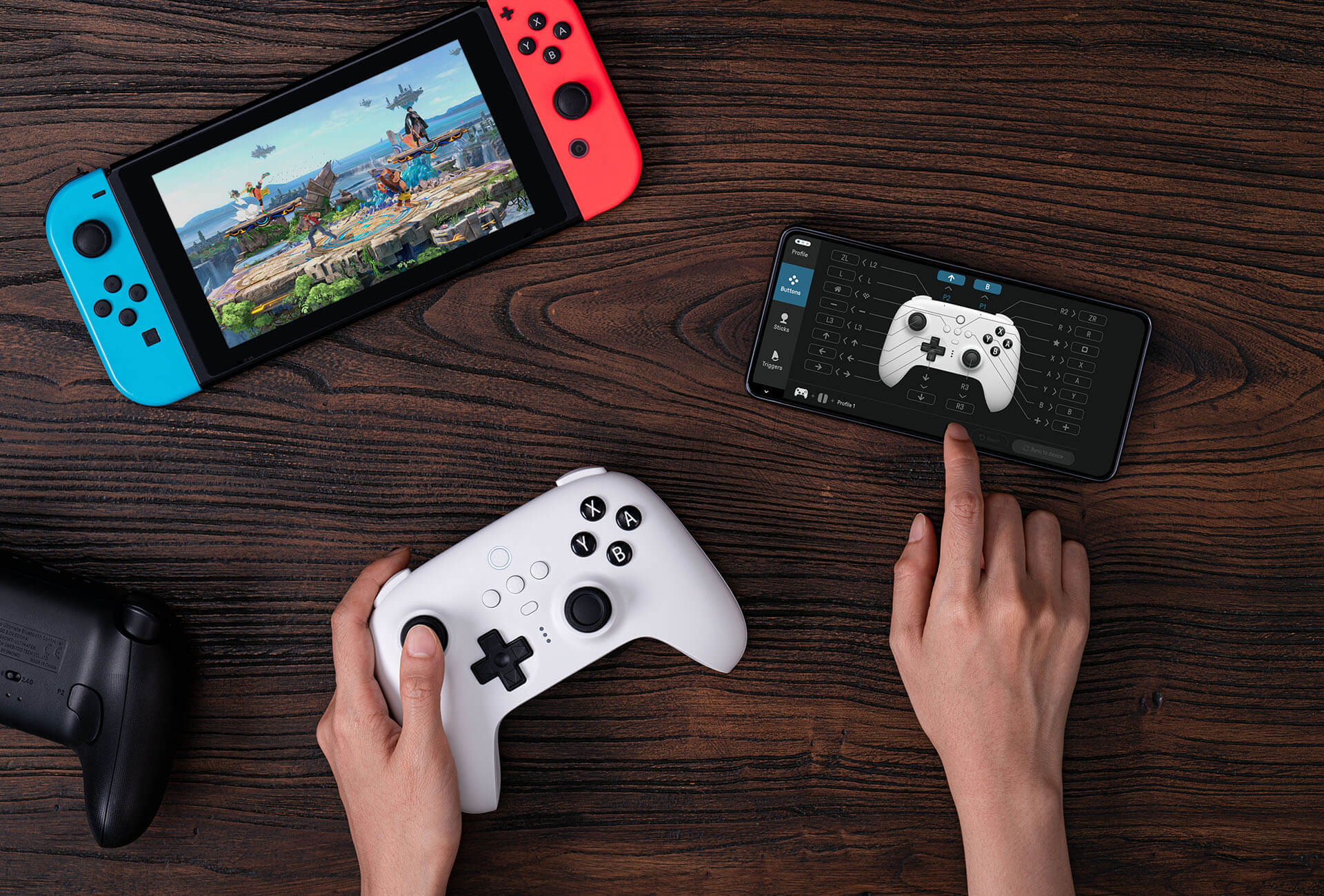 Tay cầm chơi game 8BitDo Ultimate Bluetooth Wireless Controller kèm Dock Sạc 6