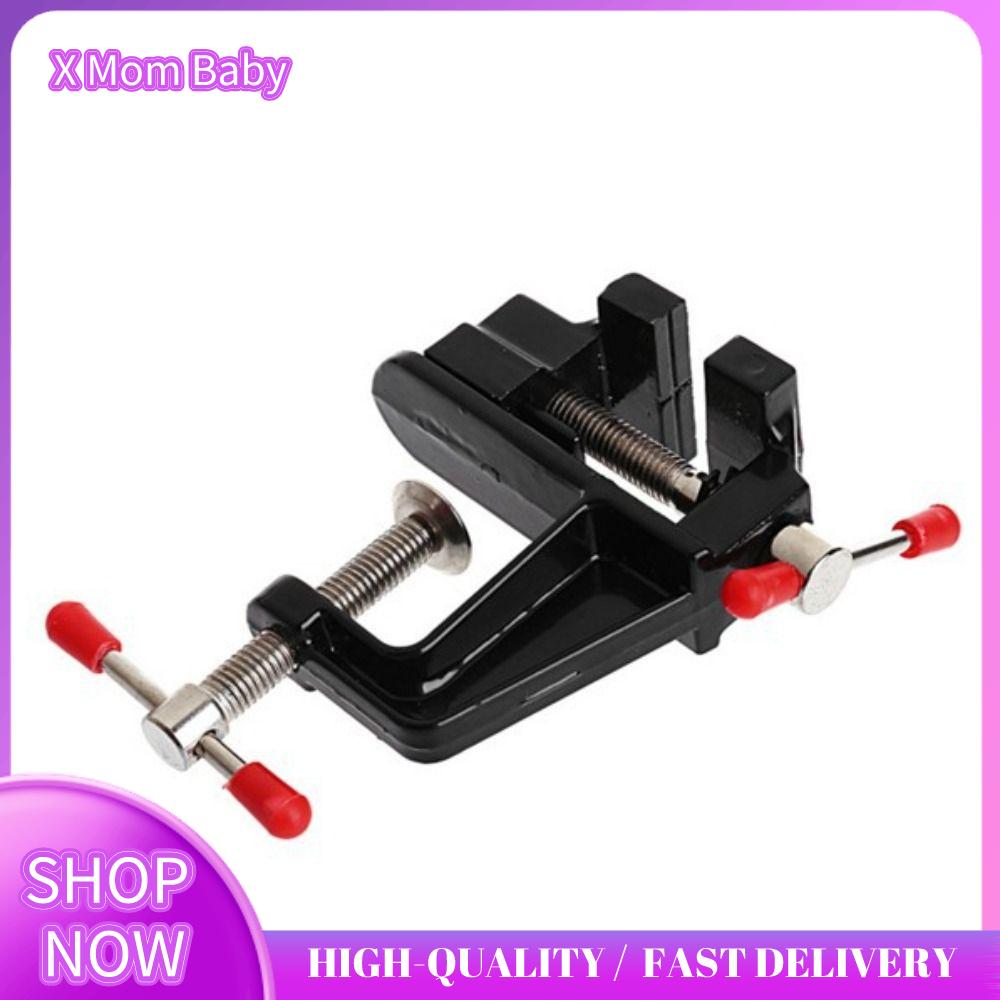 X MOM BABY Đen Kẹp bàn 1.4 inch Thép hợp Kìm mũi phẳng Di động Băng ghế dự bị Sửa chữa các vật dụng nhỏ