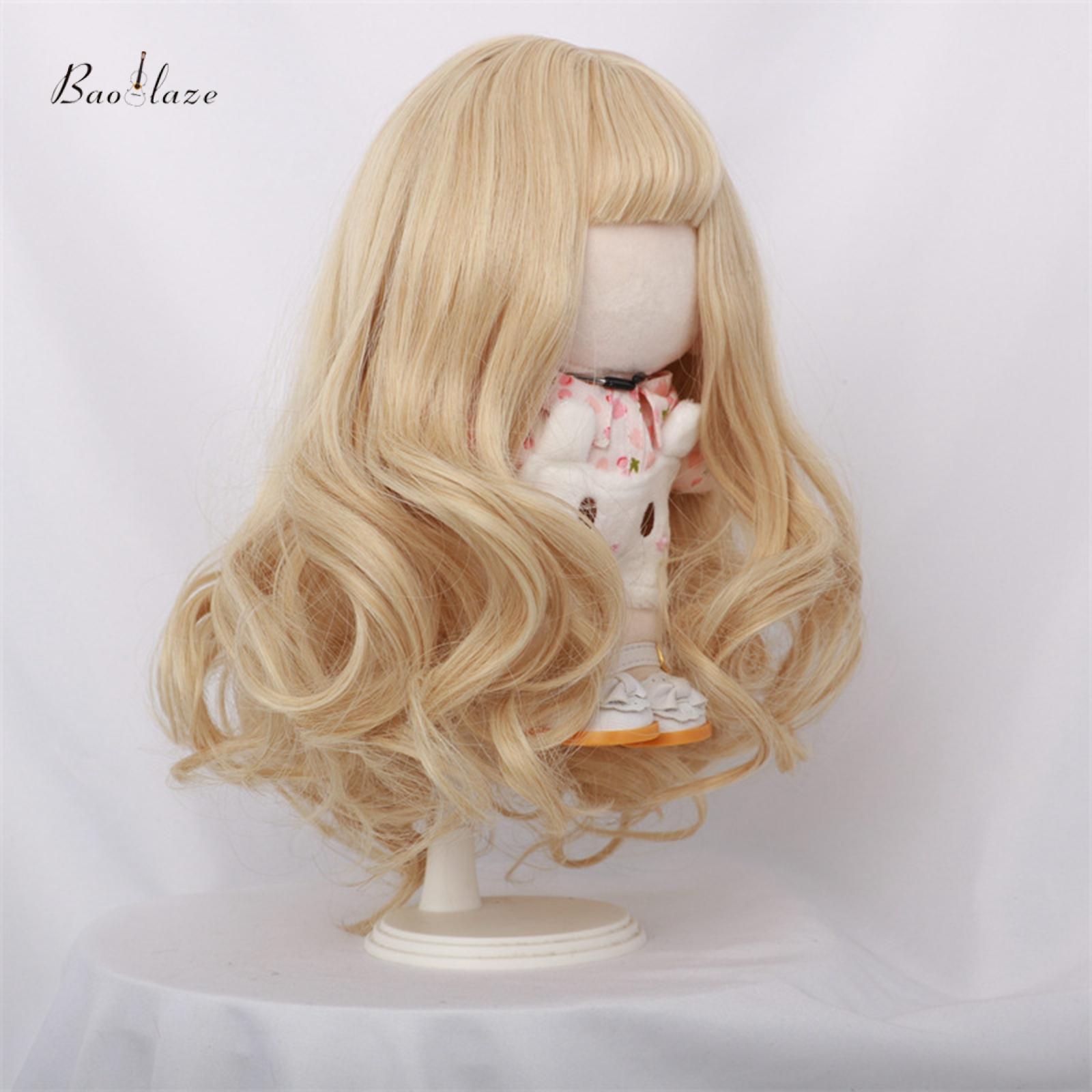 Baoblaze BJD Doll Wig High Temperature Silk Doll Decor Doll Accessories Curly Fashion Soft Handmade DIY Crafts Doll Hair Doll Wig Long ราคา 8,823 บาท*ส่งฟรี