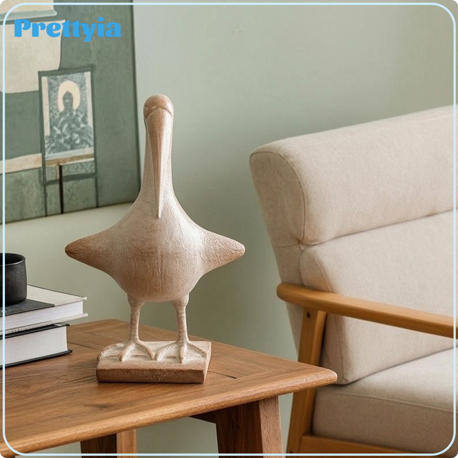 Prettyia Retro Seabird Sculpture Weathered Seabird Statue Textured Bird Statue Decorative for Home Decorators, Art Collectors, Bookshelf ราคา 9,404 บาท*ส่งฟรี