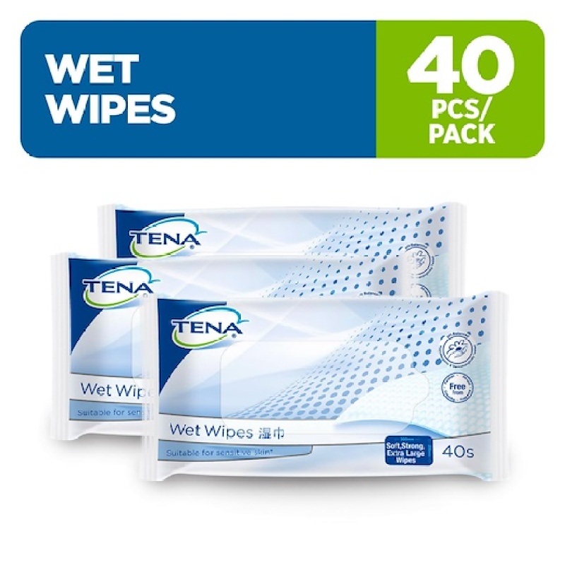 Buy TENA Wet Wipes 40s (Bundle of 3) Singapore