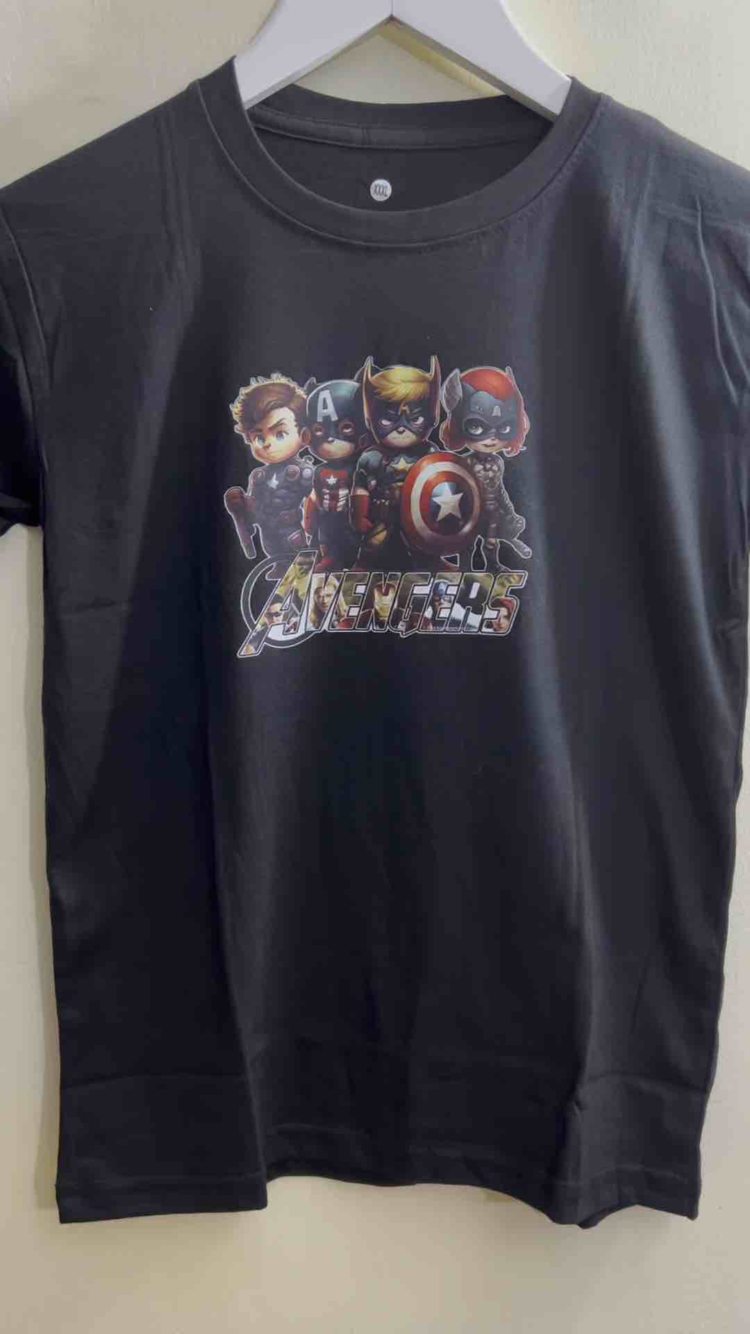 kaos atasan anak laki-laki bahan katun combed lembut karakter avangers marver