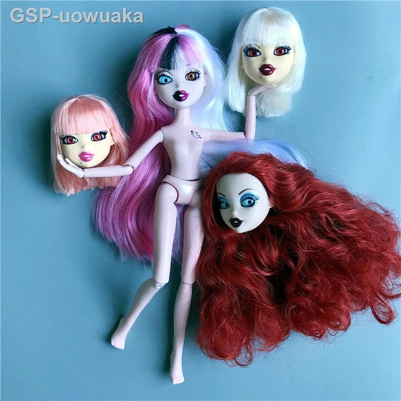 uowuaka 23cm Doll MonsterHigh Wind Dark Zombie Soil Girl Punk Parts