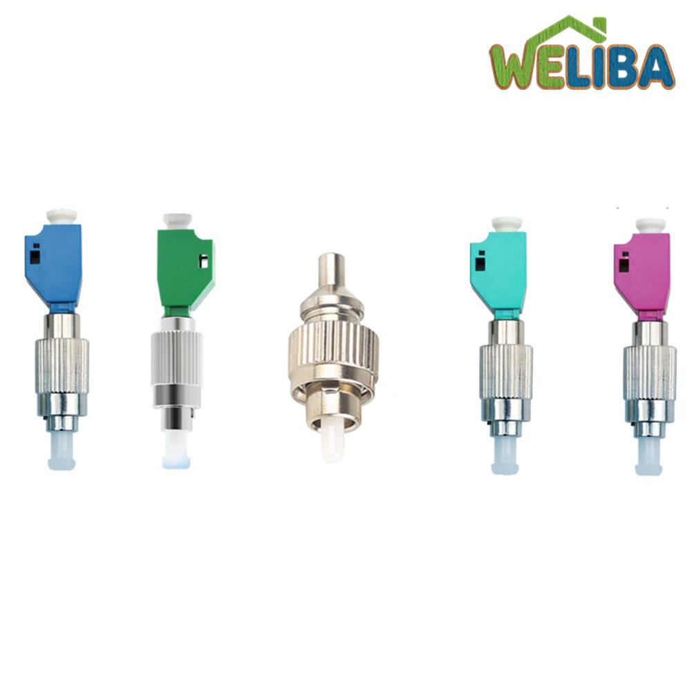 【WELIBA】 Fiber Optic Adapter FC Male to LC Female Single Mode Jumper Pigtail with Flange [not miss it][New product release] ราคา 176 บาท*ส่งฟรี