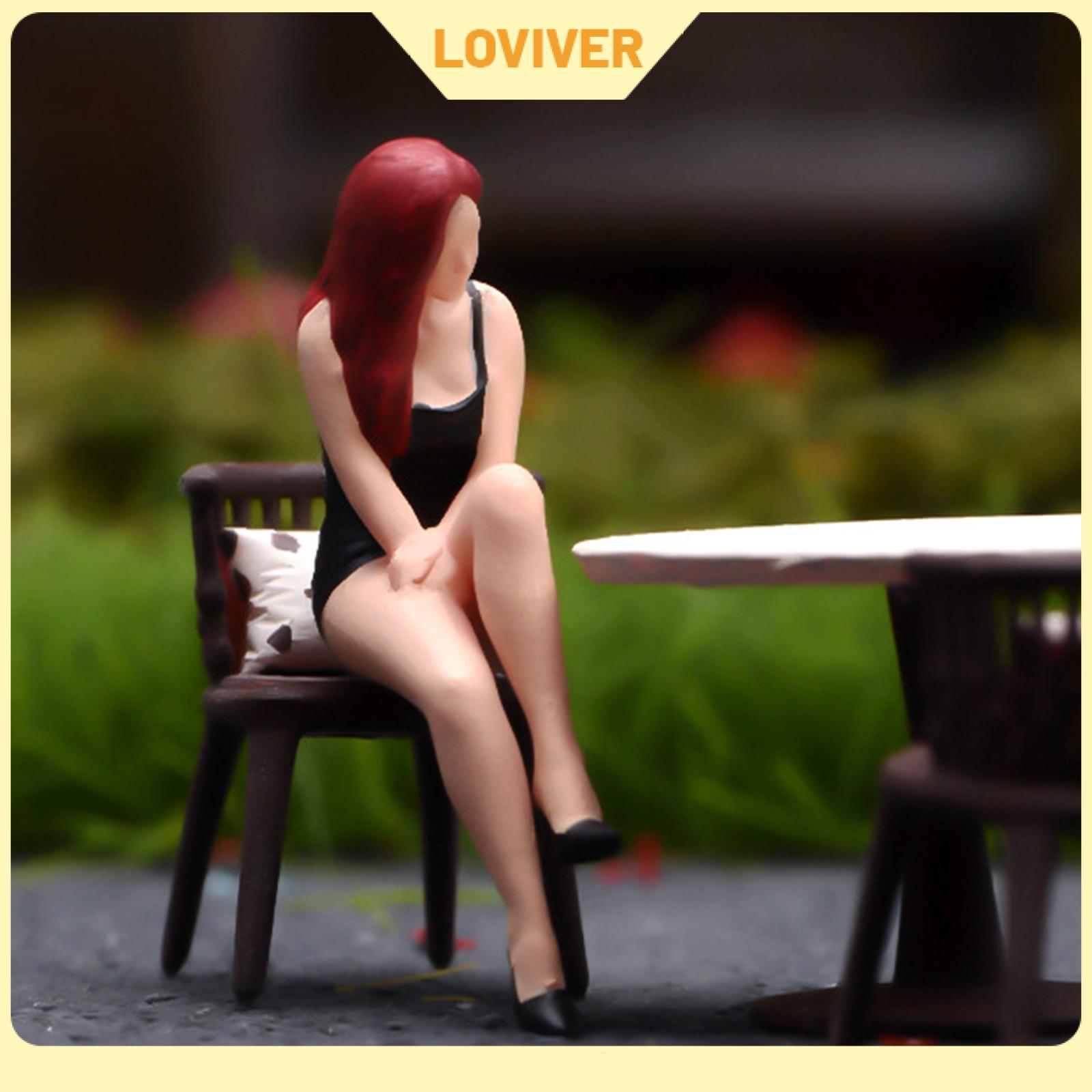 1/64 Miniature Girl Figures 1:64 Scale Diorama Mini Tiny People Model for Micro Landscapes ราคา 554 บาท*ส่งฟรี