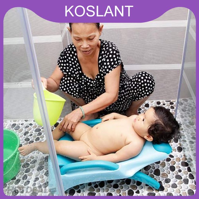 Ghế tắm gội đầu nằm cho bé hàng Việt Nhật Có Tay Vịn loại xịn - KOSLANT