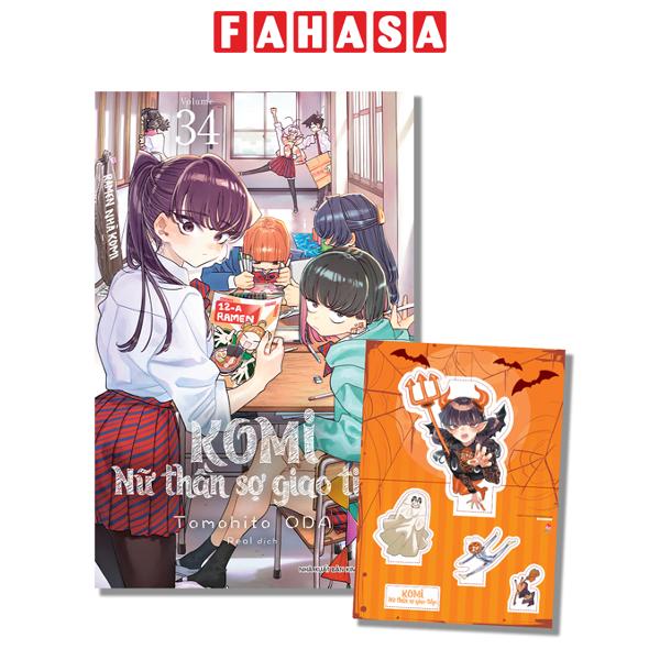 Fahasa - Sách - Komi - Nữ Thần Sợ Giao Tiếp - Tập 34 - Tặng Kèm Standee PVC