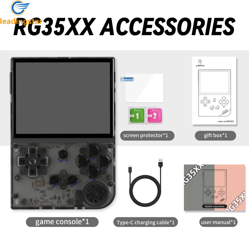 RG35XX Retro Handheld Game Console Portable Handheld Game Console With 2600mAh Battery 3.5 Inch Screen Game Controller ราคา 2,602 บาท*ส่งฟรี