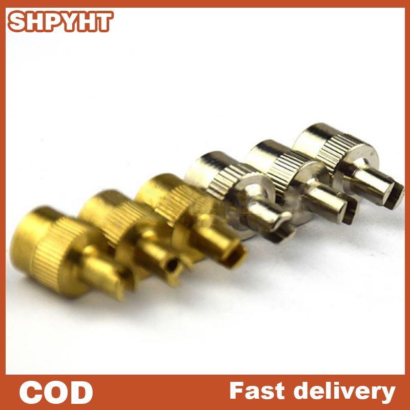 SHPYHT Đồng rãnh đầu Van Stem cap xe xe máy van bánh xe lốp valvol Nắp