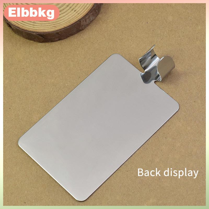 Elbbkg Trang Điểm Trộn Palette Nền Tảng Son Môi Bóng Mắt Thép Không Gỉ Mixer Palette Với Thìa Công Cụ Làm Đẹp Móng Tay Nghệ Thuật Palet