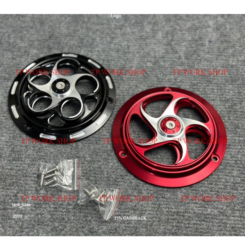 Ốp quạt gió xoay cho vespa hàng cnc loại xoay được