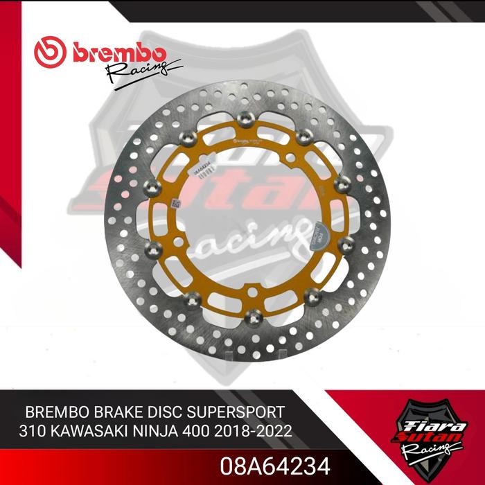 BREMBO SUPERSPORT BRAKE DISC FOR NINJA 400 34MM BRAKING ROTOR -nanas shop9 Harga 7,455,000 rupiah*Gratis Ongkir