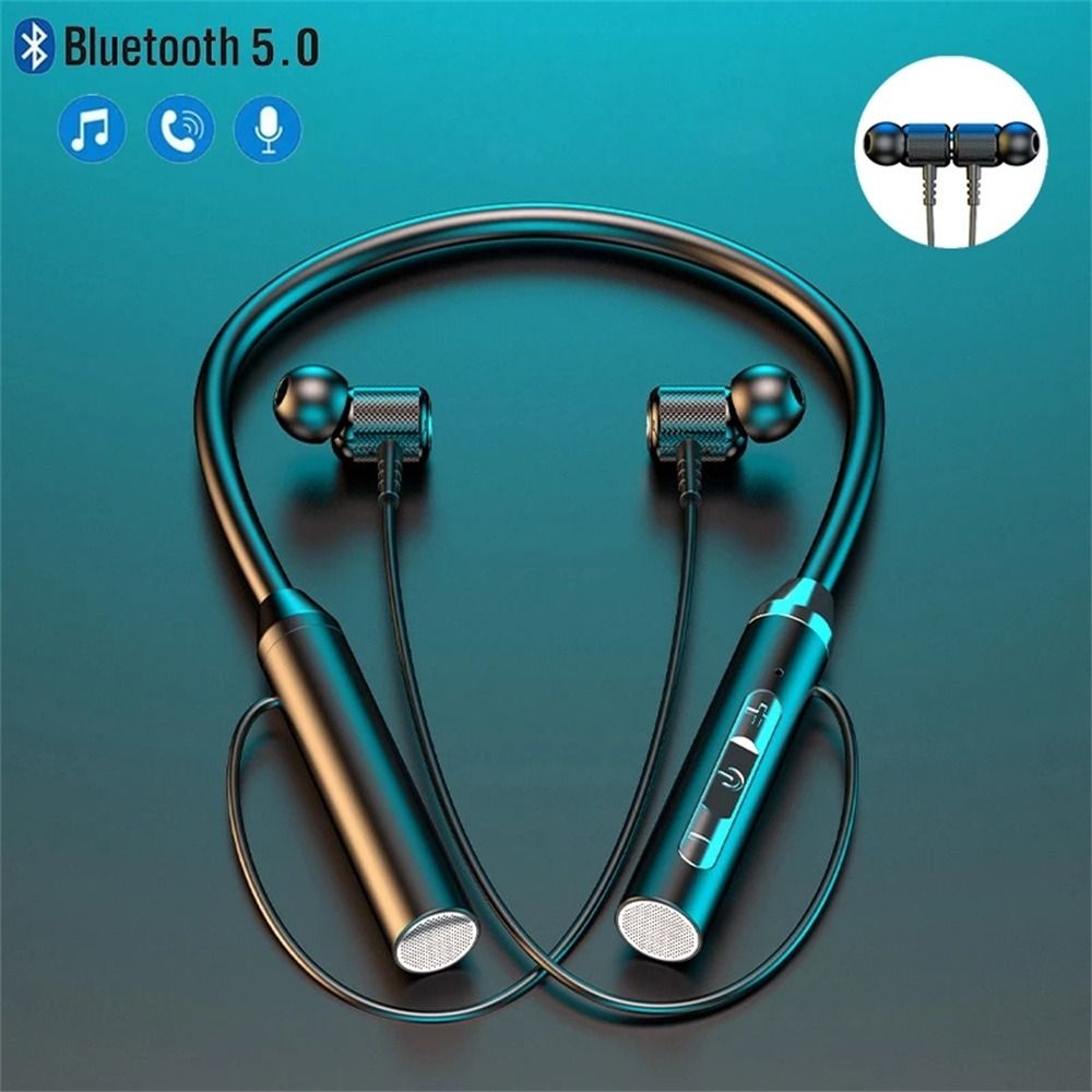 OOC Bluetooth 5.0 Tai nghe nhạc Cổ Tai nghe TWS Tai nghe không dây Tai nghe thể thao Tai nghe chơi game Tai nghe đeo cổ Tai nghe từ tính Tai nghe Bluetooth