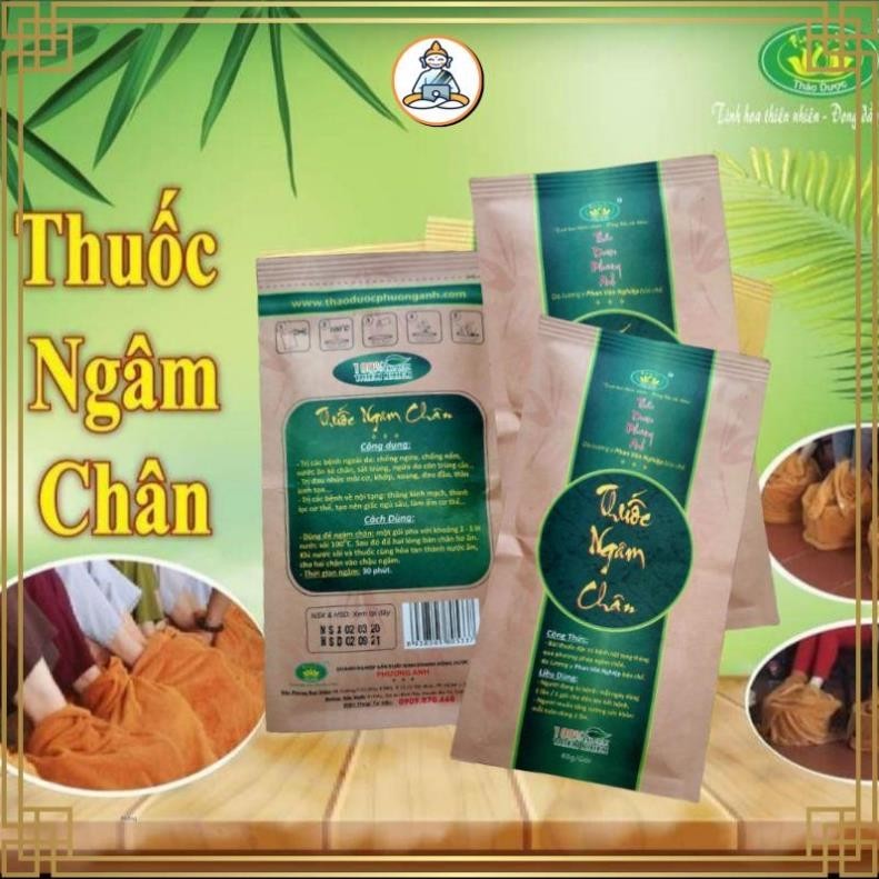 Set 05 gói thảo dược ngâm chân PHƯƠNG ANH - thải độc, thanh lọc, điều hòa kinh lạc, lưu thông máu, nhức mỏi cơ.