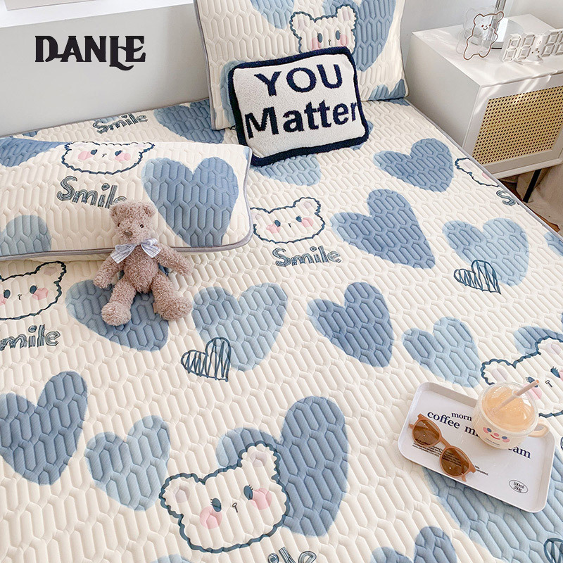 Thickened natural ice silk latex mat three-piece set for summer children's washable student dormitory single air-conditioned mat ราคา 563 บาท*ส่งฟรี