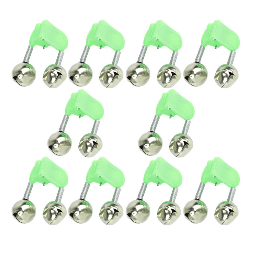 Đôi Vòng câu cá chuông báo động 10 cái với clip một cặp chuông cho Câu cá trên biển đêm