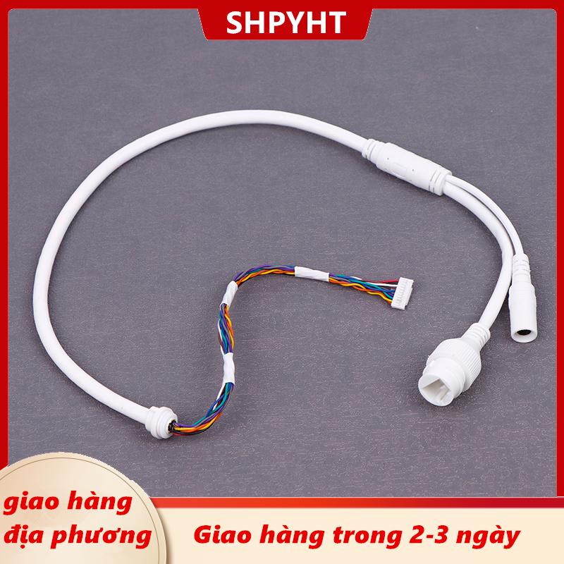 [COD] SHPYHT Giao hàng địa phương Máy ảnh đuôi Cáp Ethernet LAN Cáp POE RJ45 Mạng cáp 10 pin 10 Core cho IP Camera