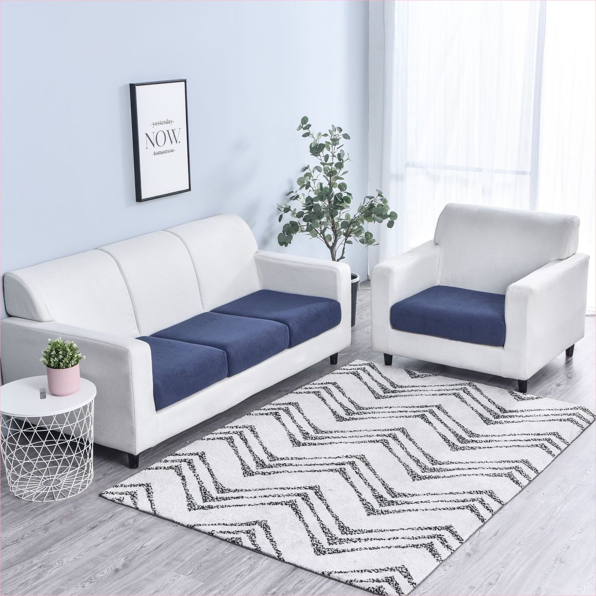 Ngô Nhung Ghế Sofa Đệm Màu Đơn Giản Ghế Sofa Lười Bốn Mùa Sofa Trang Bị Đơn Và Đôi Kết Hợp  LZD