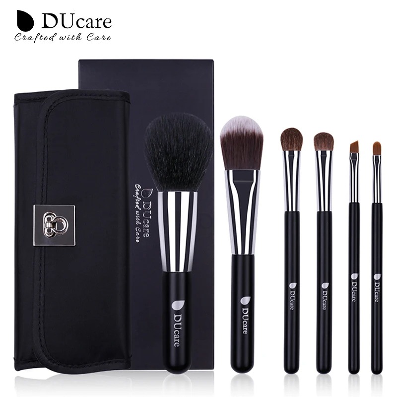  Ducare 6Pcs Set Makeup Brushes Professional Face & Eye Makeup Brush kit With Bag- Perfect For Professional & Everyday use Cosmetic Makeup Tools【Post in 24 Hours&90 days Warranty Services  
