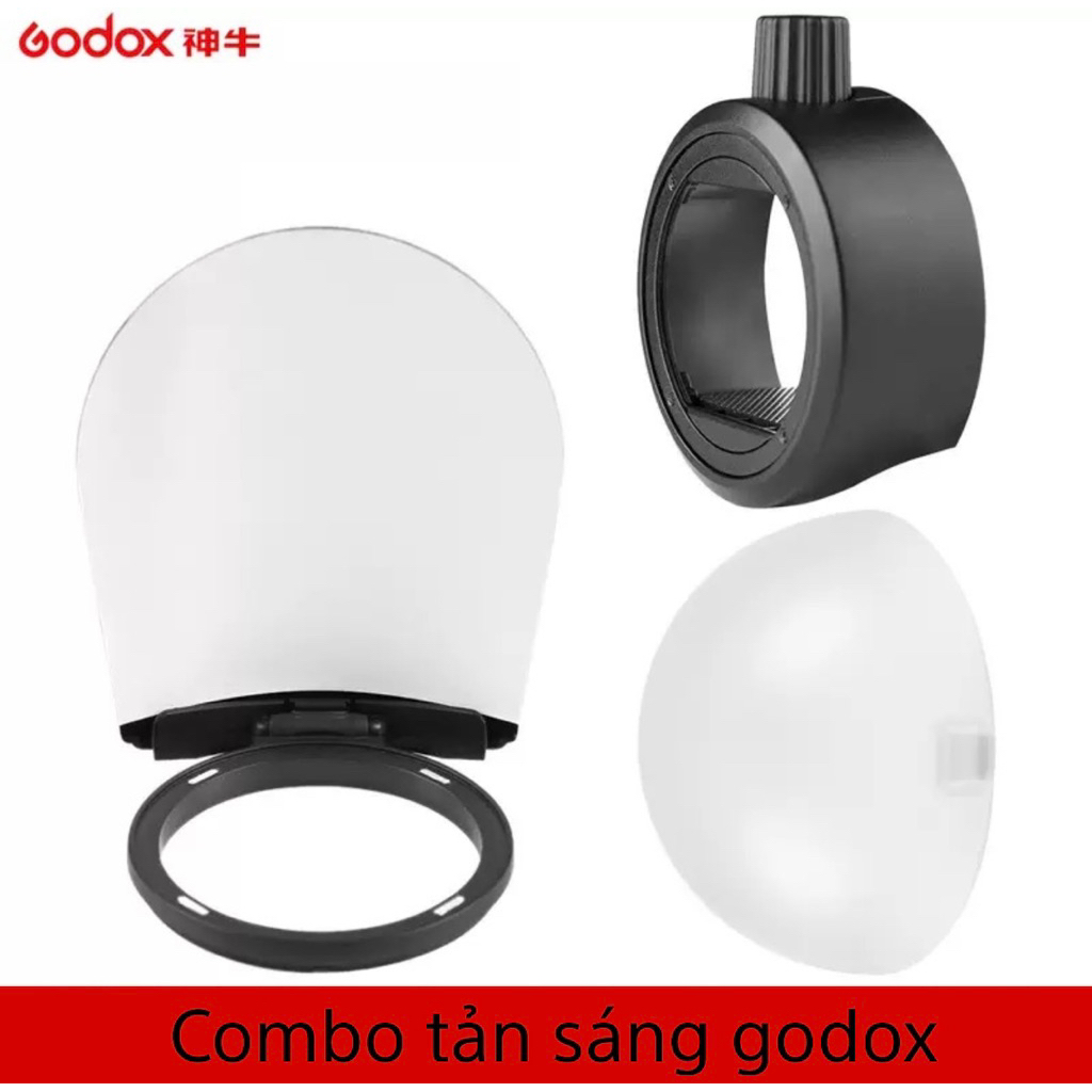 [ Chính Hãng ] Tản Sáng Godox SR-2 R11 R12 cho đèn flash V1, v860, tt685ii