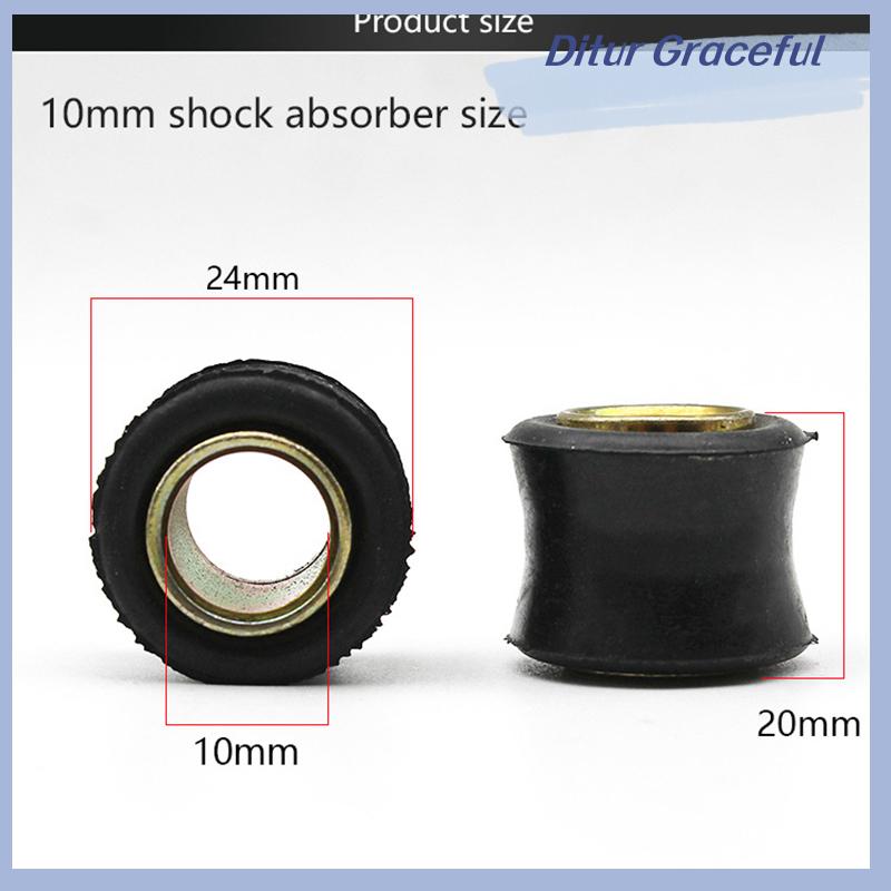 Ditur 1 miếng đệm cao su giảm xóc sau xe máy đệm cao su giảm xóc 10mm 12mm Vòng đệm cao su