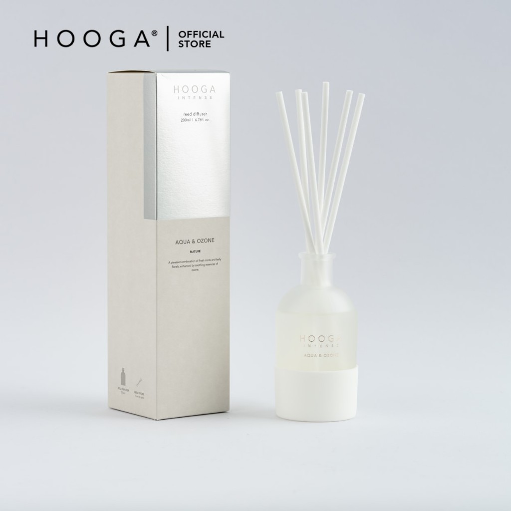 Hooga White Intense Series Reed Diffuser 200ml
