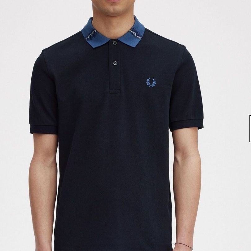 2024 Fred Perry FP Wheat phong cách mới phù hợp với người đàn ông kinh doanh giải trí polo áo ngắn tay