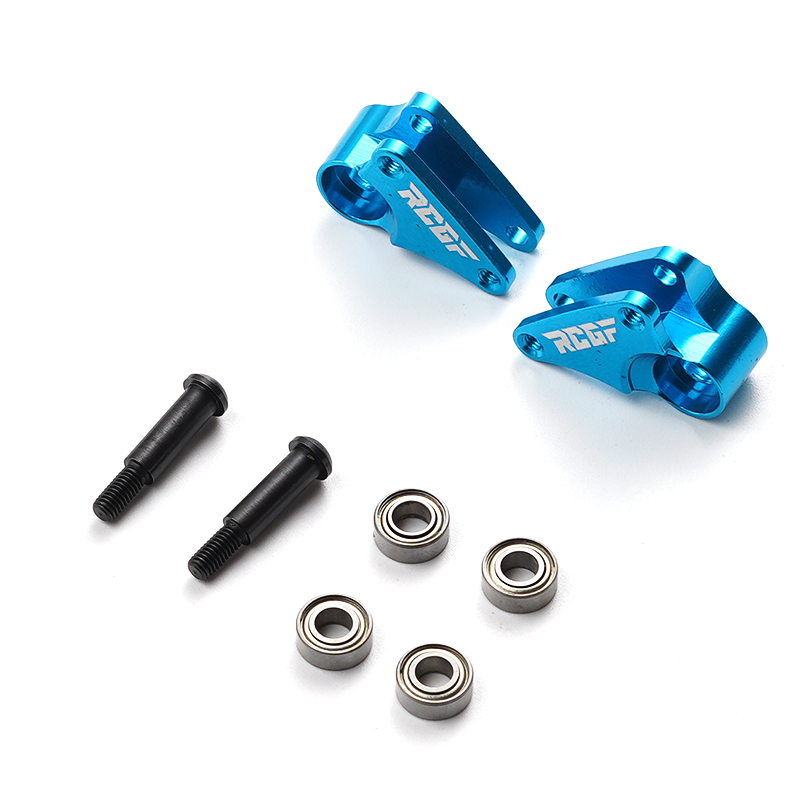 2X Hợp kim nhôm 1/16 kẹp Rút Gáy ghế cho dấu gạch chéo bộ phận xe điều khiển từ xa phụ kiện ô tô RC Bộ phận thay thế RC bộ phận nâng cấp màu xanh màu xanh dương đậm