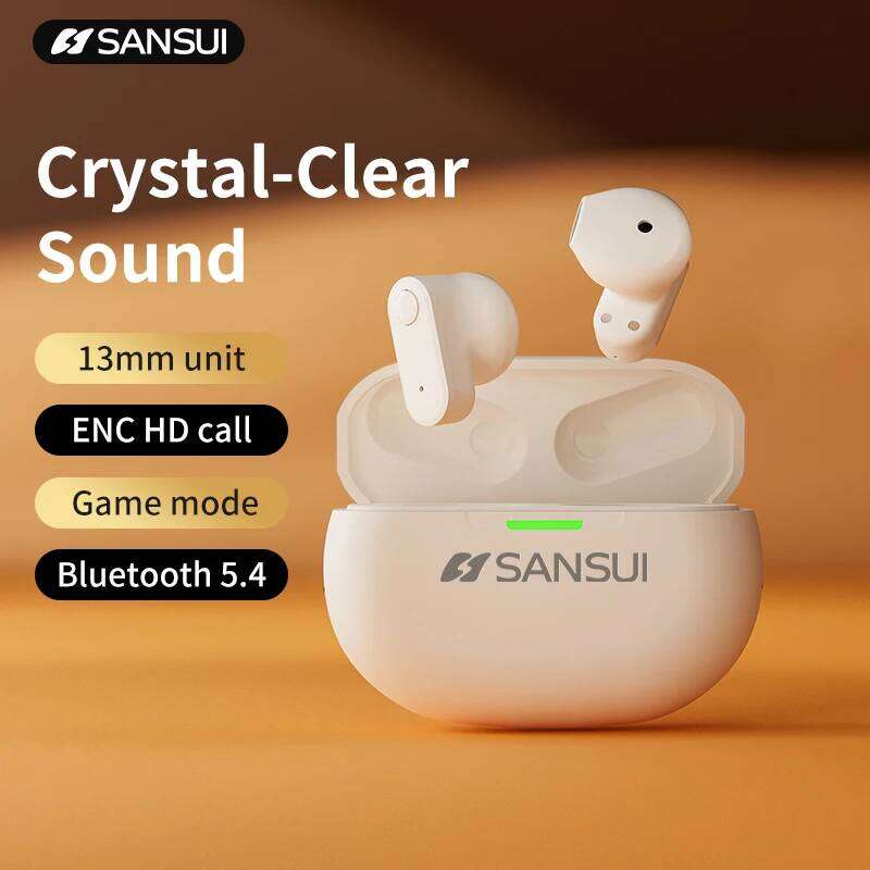 Sansui Tai nghe nhét tai tai nghe gắn tai không dây Bluetooth 5.4 vô hình W97 Tai nghe Tai nghe nhét
