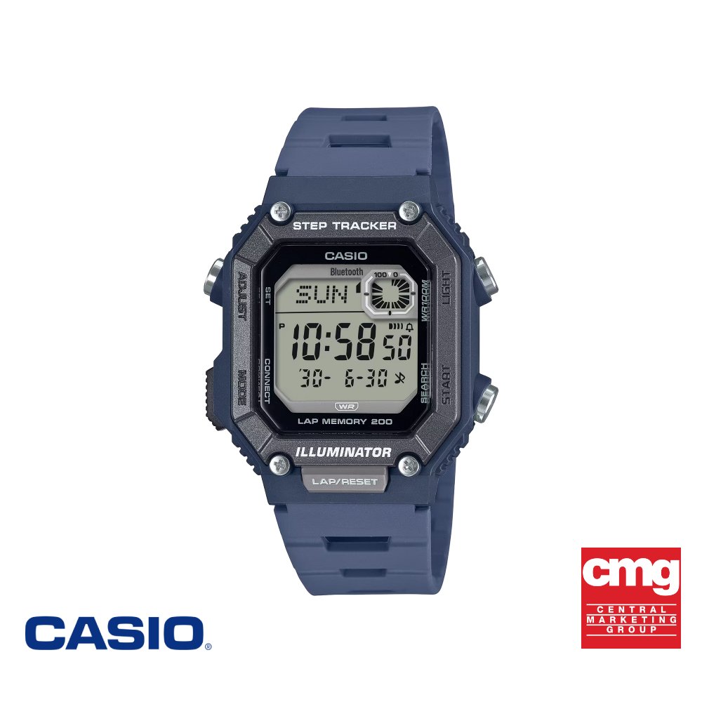 CASIO นาฬิกาข้อมือ CASIO รุ่น WS-B1000-2AVDF สายเรซิ่น สีน้ำเงิน ราคา 3,200 บาท*ส่งฟรี