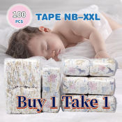 Happily Baby Diaper 100pcs Buy 1 Take 1 Bundle