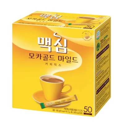 MAXIM Korea Coffee Mocha Gold Mild Coffee MIX 50pcs