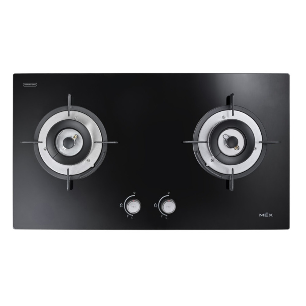 BigHot MEX เตาแก๊สแบบฝังหน้ากระจก 2 หัวเตา V4731M สีดำ ยอดขายอันดับ 1 ราคา 7,338 บาท*ส่งฟรี