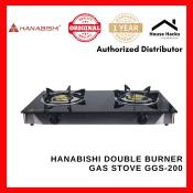 Fast send Hanabishi Double Burner Gas Stove GGS-200
