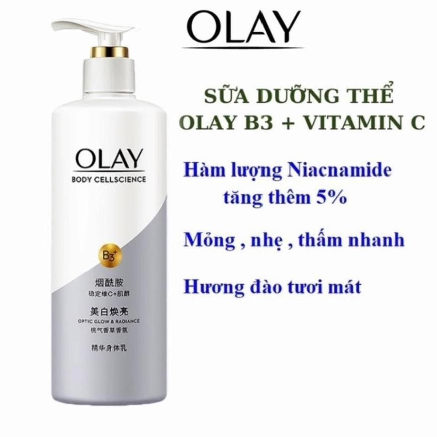  Olay b3 retinol dưỡng thể toàn thân dạng sữa 250ml   hàng mới  