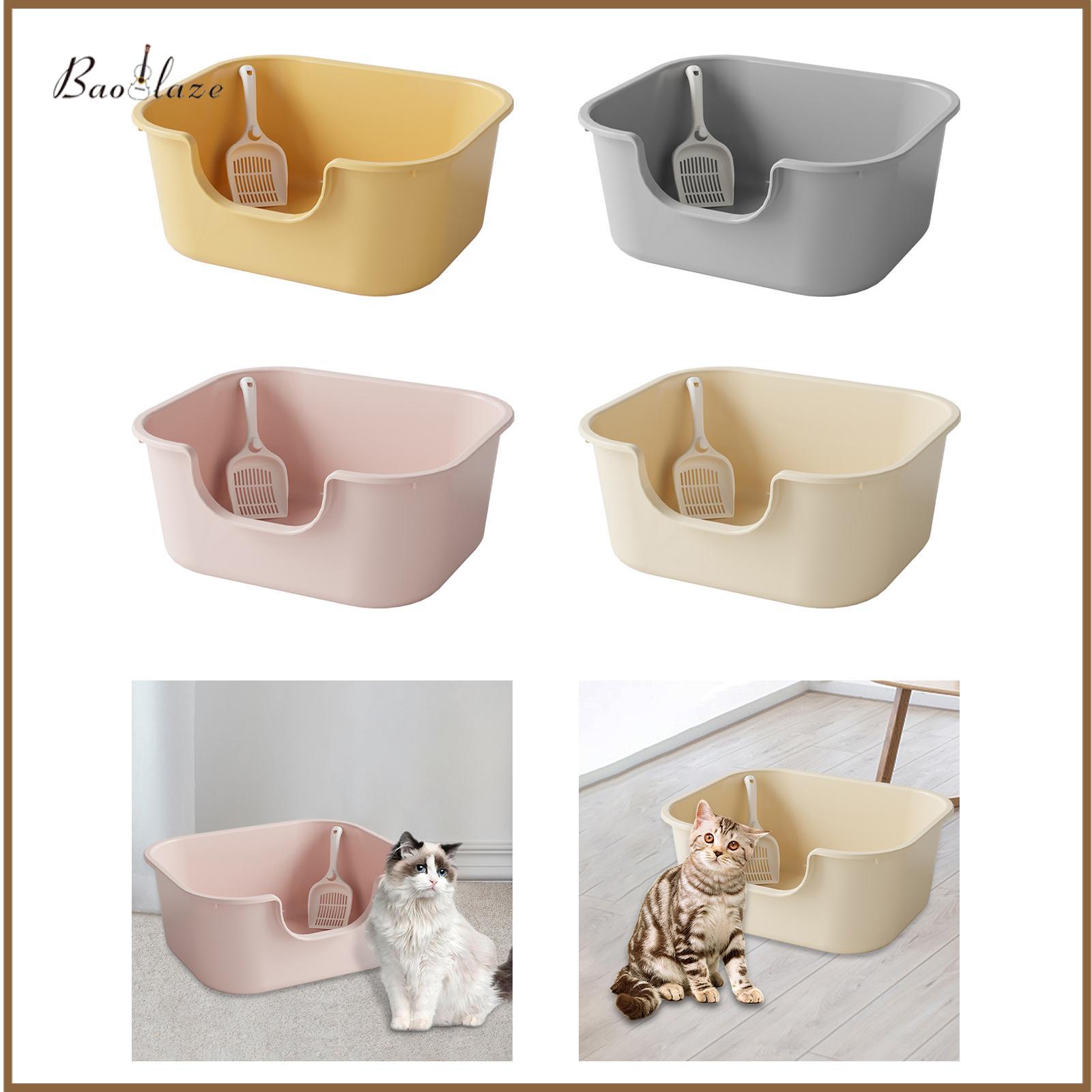 Cat Litter Litter Basin Heighten Pet Supplies Easy Clean Open Top Pet Litter Tray for Small and Large Cats ราคา 12,910 บาท*ส่งฟรี