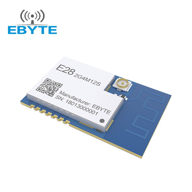 Sx1280 lora wireless bluetooth module 2.4ghz long range ebyte e28-2g4m12s flrc gfsk low power consumption ipex pcb antenna