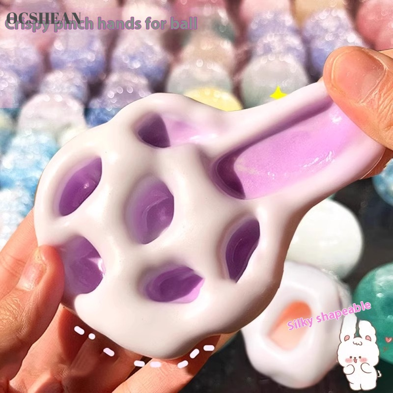 OCSHEAN Ice Skin Mochi Squishy DIY Shaping Slow Rebound Stress Relief Toy ราคา 22 บาท*ส่งฟรี