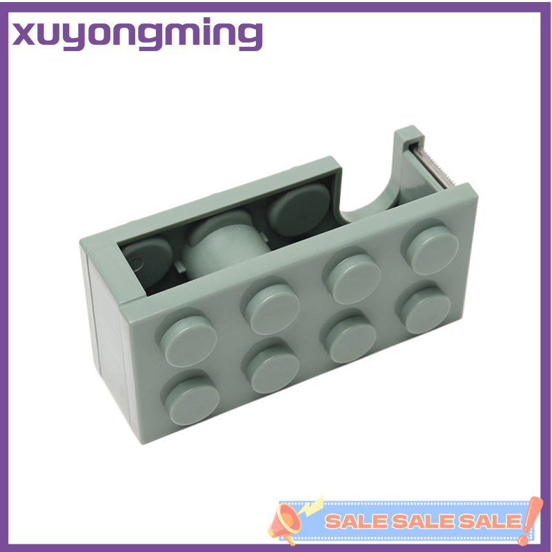 xuyongming Practical Durable DIY Sticker Tape Dispenser Safe Tape Dispenser Rectangle Office Supplies