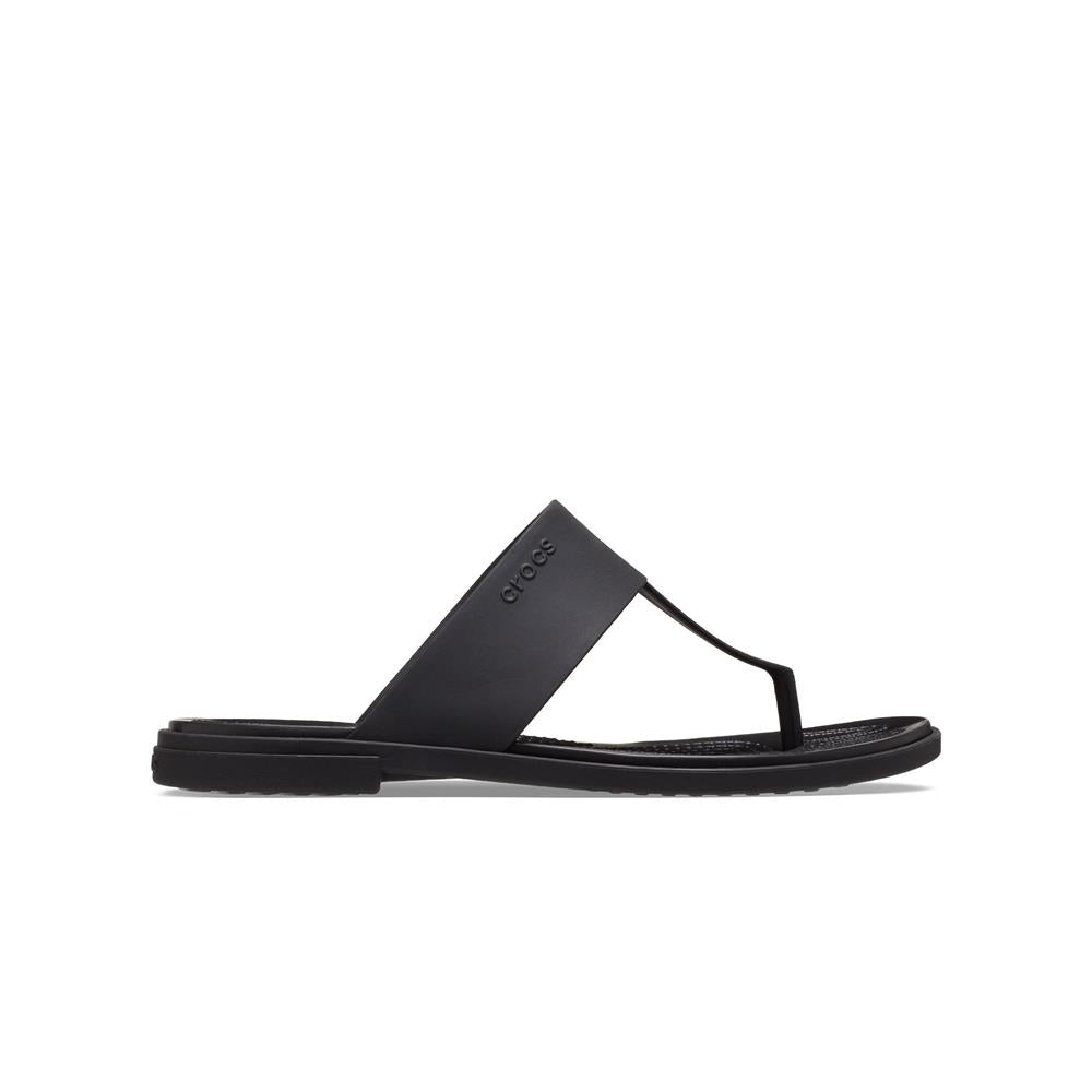 Dép Xỏ Ngón Nữ Crocs Tulum Black