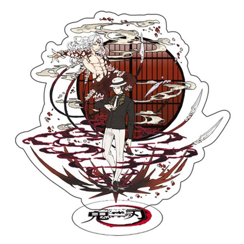 Mô hình nhân vật anime Demon Slayer Kimetsu No Yaiba Rengoku Kyoujurou làm từ acrylic kích thước 15c