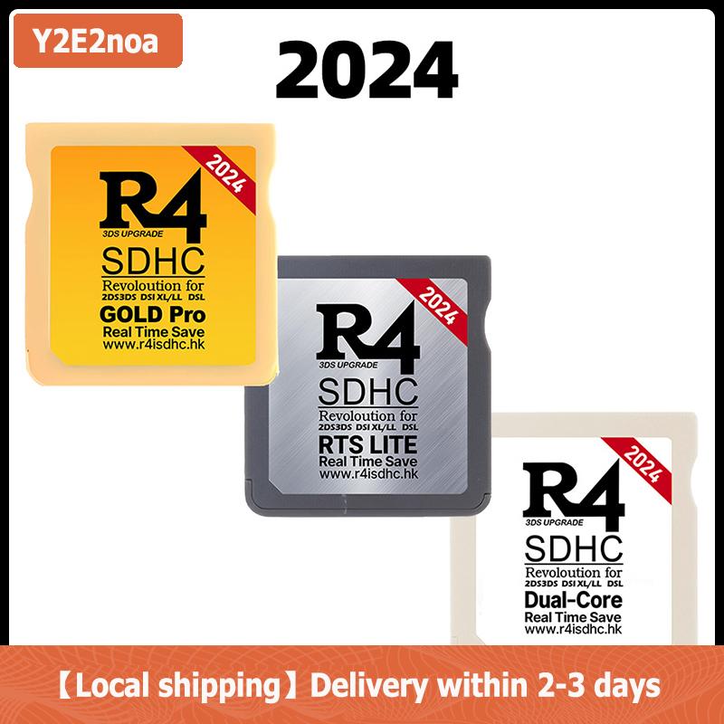 【Local shipping】 2026สำหรับการ์ดเกม NDS สำหรับ R4I การ์ด SDHC TF R4 SDHC GOLD Pro การ์ดวิดีโอเกมการ์ดหน่วยความจำดิจิตอลสีขาวทอง ราคา 224 บาท*ส่งฟรี