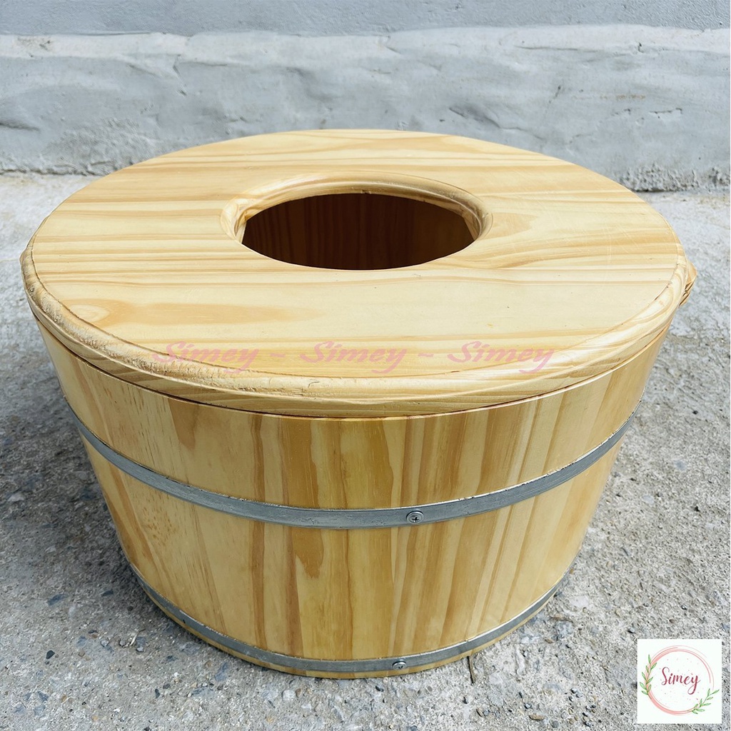 Chậu gỗ ngâm mông, chậu ngâm mông bằng gỗ, chậu xông phụ khoa cao cấp