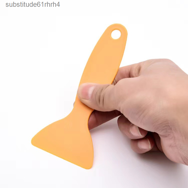 Household Supplies The yellow glass cleaning tool can be used for mobile phone film safety small scraper substitude61rhrh4