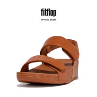 FitFlop LULU Womens Adjustable Leather Back-Strap Sandals - Light Tan (FV8-592)
