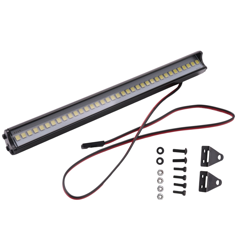(FSGU) 150MM 36 LED Light Bar Roof Lamp Lights for Axial SCX10 90046 TRX4 Slash 1/8 1/10 RC Crawler Truck