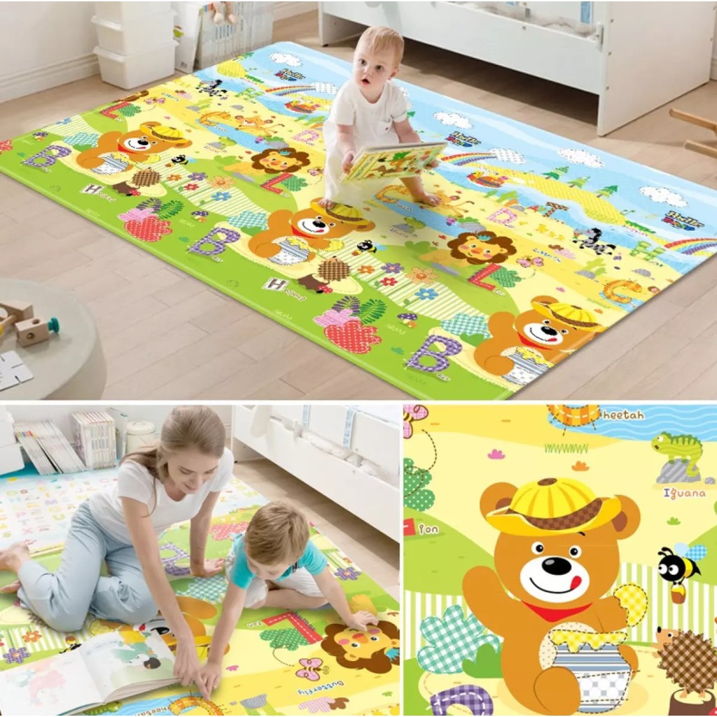 KARPET TIKAR SPON LIPAT EVA KARAKTER 120CM